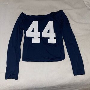 Off The Shoulder Graphic Top